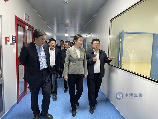 棗莊市市長(cháng)張宏偉到中海生物公司調研